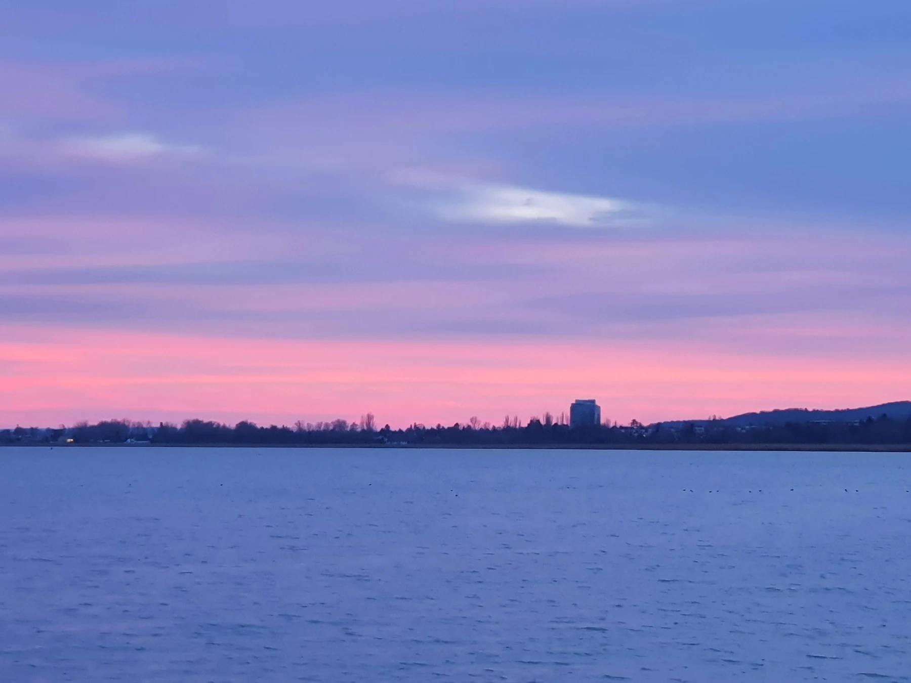 Abendfarben über dem Balaton